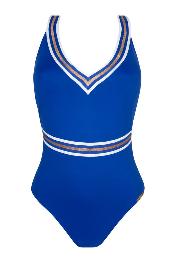 Lise Charmel 35b Energie Nautique Non Wire Halter Swimsuit